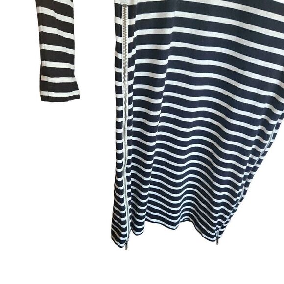 J. Crew Striped Zipper Shift Dress Size Small - Picture 4 of 6
